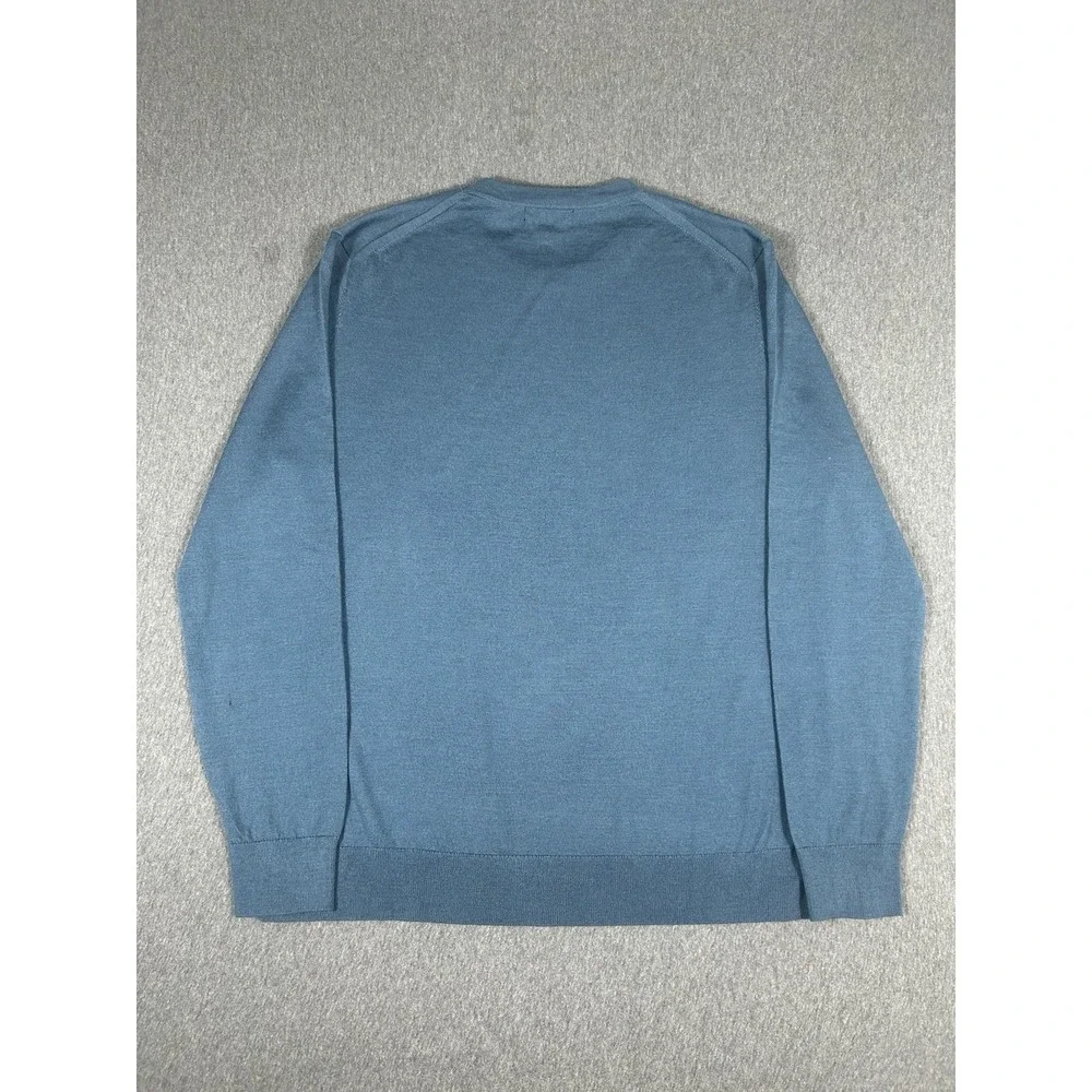 Banana Republic Merino Wool Crew Neck Sweater‎ Blue Size XL